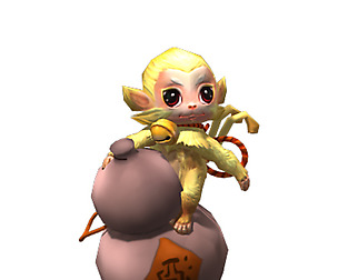 Game animated characters - small monkey