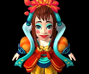 The characters of the game - Xifeng