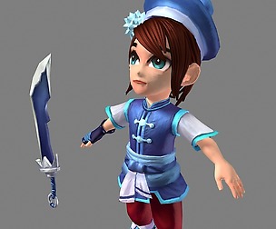 Game characters - home Ding