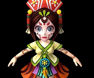 The character of the game - exquisite maid