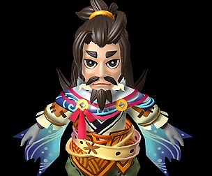 The characters of the game - new Lu has feet