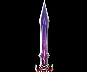 Game character weapon - ruthless edge
