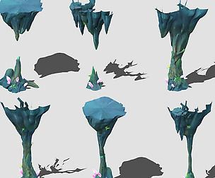 Cartoon Sky City - Fake Terrain 11