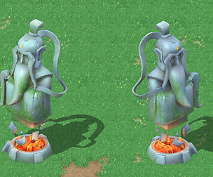 Cartoon Sky City - Fairy Stone Carving