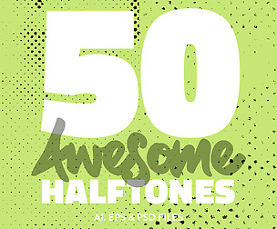 50 Halftone Textures