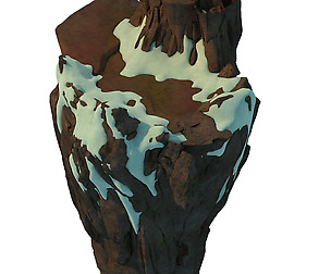 White camel mountain - platform front surface