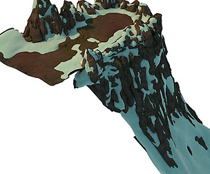 White camel mountain - cliff