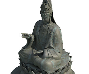 Large Stone Carving - Buddha 03