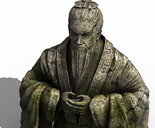 Large - stone statue 01
