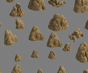 Fountain Hill Rock - Terrain 01