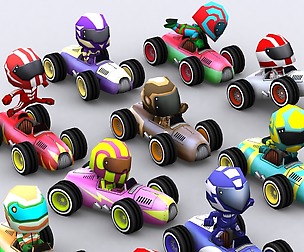 3DRT - Chibii racers - retro cars