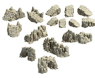 Kunlun Mountains - Rock 04