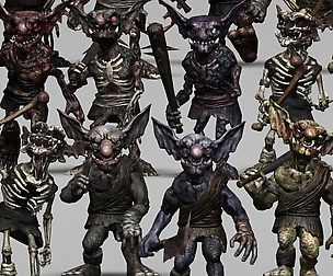 3DRT -  Undead Goblins modular kit