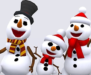 3DRT - Crazy snowmen