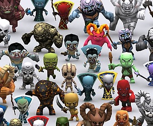 3DRT - Chibii monsters