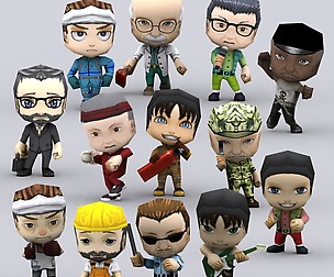3DRT - Chibii people males