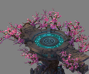 Peach Blossom Island - Nebula Mirror