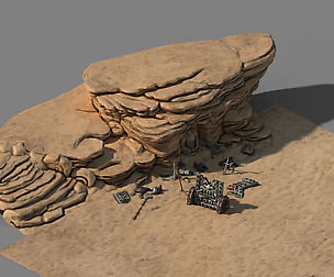 Yanmenguan - Buddha - steps