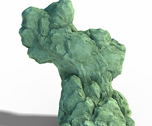 Realistic mountain shape - stone 01