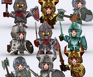 3DRT - Chibi realm characters bundle