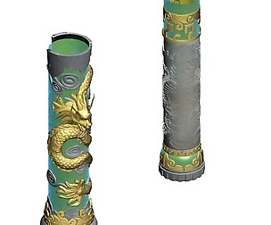 Decoration - dragon stone carvings