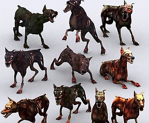 3DRT - Zombie dogs