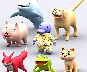 3DRT - Toonpets animals