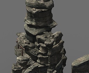 Journey to the West - Plank Road Terrain 02