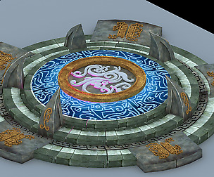 Dongfu objects - round altar
