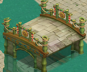 Cartoon world - love flooding bridge