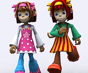 3DRT - Chii monkeygirls