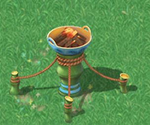 Cartoon world - brazier