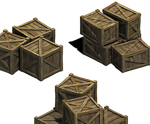 Wooden Box Combination 032