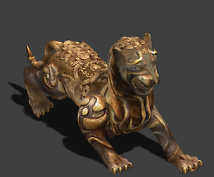Stone carving - white tiger