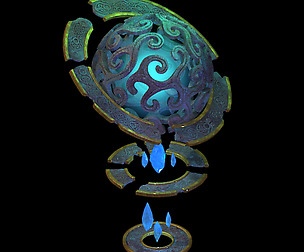 Peach Blossom Island - Rotary Magic Ball