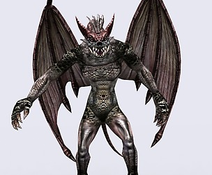 3DRT - Gargoyle monster
