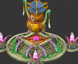 Cartoon Sky City - Laojun furnace
