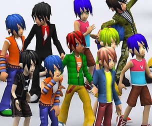 3DRT - Umi anime boys