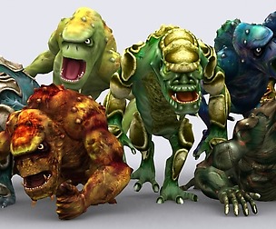 3DRT - Trolls monsters