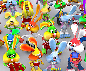 3DRT - Toonpets bunnies