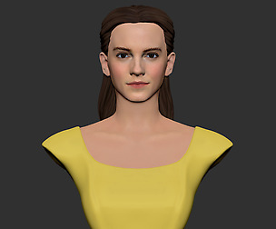 Girl Belle bust