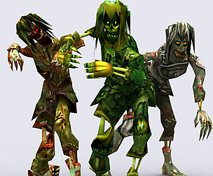 3DRT - Zombie swarm pack