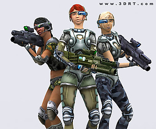 3DRT - Hitomi Elite troopers