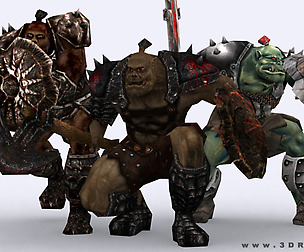 3DRT - Fantasy orcs pack