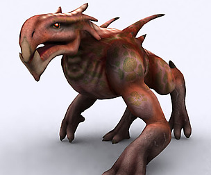 3DRT - Felhound monster
