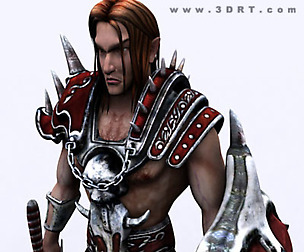 3DRT - Fantasy warrior