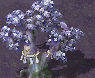 Cartoon hell - soul Flower tree 01