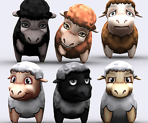 3DRT - Chibii Sheep