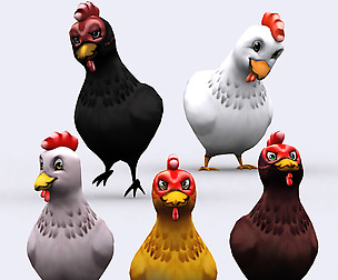 3DRT - Chibii Chicken