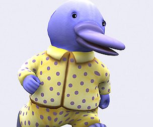 3DRT - Toonpets animals - Platypus